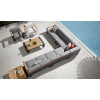 HIGOLD CAMBUSA 2062100 Grey 9-Seater Modular Corner Lounge Set