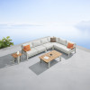Higold VISCONTI (Textilene) White Corner Lounge Set 3019210