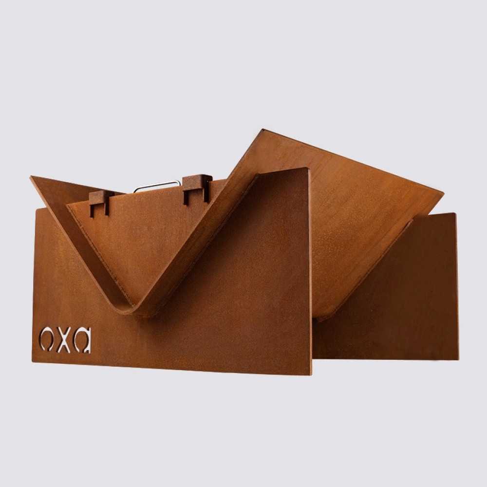 Гриль-вогнище OXA Corner з CorTen (чаша для вогню)